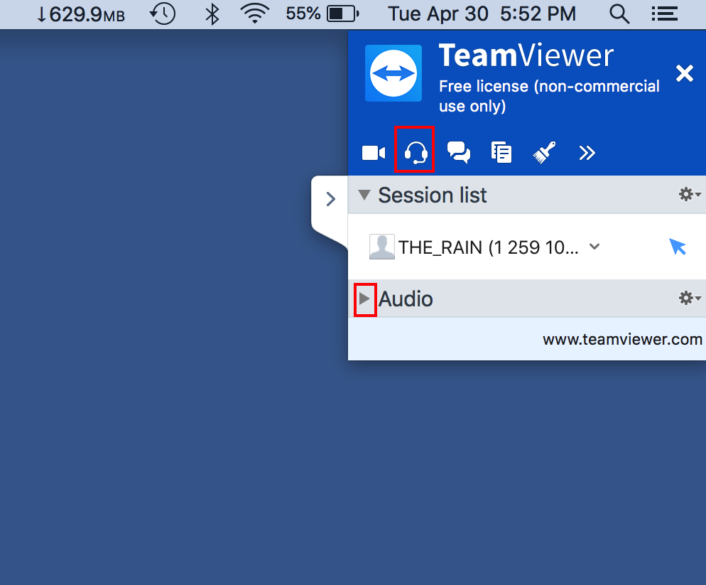 How to share audio on teamviewer mac version